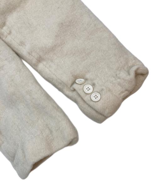 COMME des GARCONS HOMME PLUS（コムデギャルソンオムプリュス）COMME des GARCONS HOMME PLUS (コムデギャルソンオムプリュス) ウール縮絨ジャケット アイボリー サイズ:XSの古着・服飾アイテム