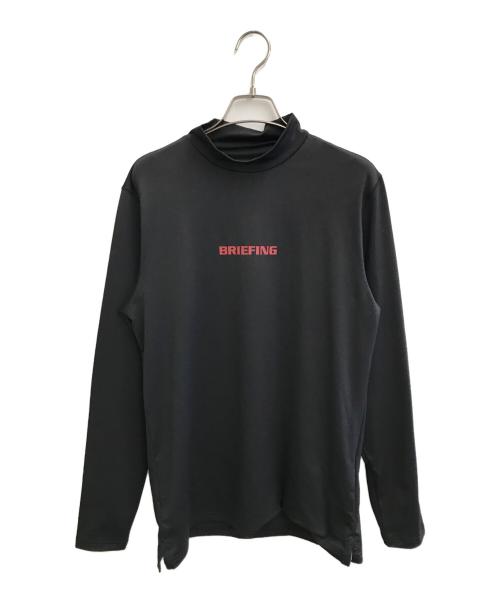 BRIEFING（ブリーフィング）BRIEFING (ブリーフィング) MENS TOUR LS HIGH NECK ブラック サイズ:SIZE Mの古着・服飾アイテム