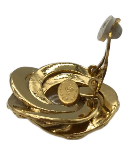 CHANEL（シャネル）CHANEL (シャネル) ココマークフェイクパールイヤリング ゴールド サイズ:-の古着・服飾アイテム