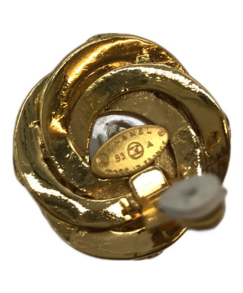 CHANEL（シャネル）CHANEL (シャネル) ココマークフェイクパールイヤリング ゴールド サイズ:-の古着・服飾アイテム