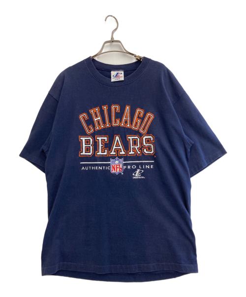 LOGO ATHELETIC（ロゴアスレチック）LOGO ATHELETIC (ロゴアスレチック) 刺繍Tシャツ ネイビー サイズ:Lの古着・服飾アイテム