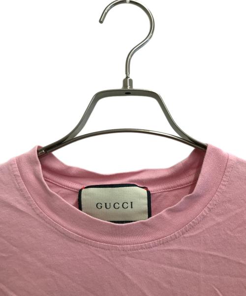 GUCCI（グッチ）GUCCI (グッチ) Tシャツ ピンク サイズ:Lの古着・服飾アイテム