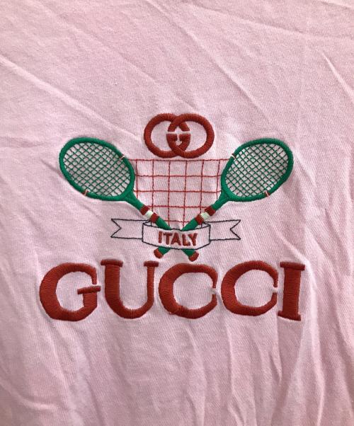 GUCCI（グッチ）GUCCI (グッチ) Tシャツ ピンク サイズ:Lの古着・服飾アイテム