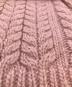 中古・古着 Cecilie Bahnsen (セシリーバンセン) MILO JUMPERメリノウール アルパカ襟付きケーブルカーディガン ピンク サイズ:XS：19000円