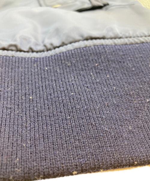 CABANE de ZUCCa（カバンドズッカ）CABANE de ZUCCa (カバンドズッカ) MA-1ジャケット ネイビー サイズ:Lの古着・服飾アイテム