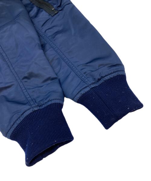 CABANE de ZUCCa（カバンドズッカ）CABANE de ZUCCa (カバンドズッカ) MA-1ジャケット ネイビー サイズ:Lの古着・服飾アイテム