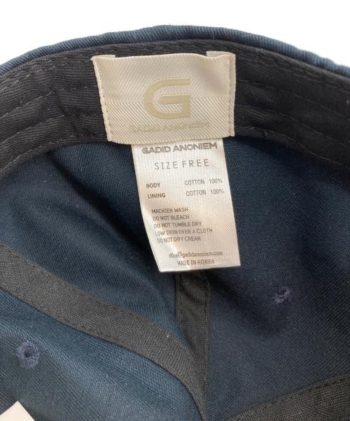 gadid anoniem（ガディッド アノニム）GADID ANONIEM (ガディッド アノニム) キャップ ネイビーの古着・服飾アイテム