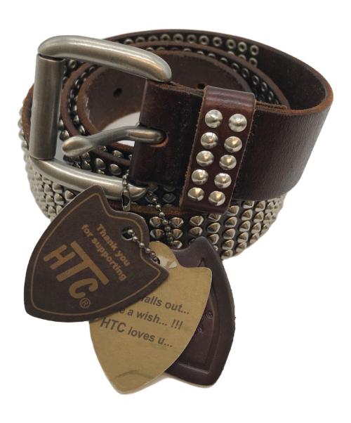 htc（エイチティーシー）htc (エイチティーシー) スタッズレザーベルト サイズ:82cm-93cmの古着・服飾アイテム