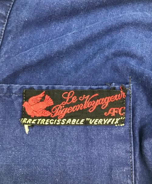 Le Pigeon Voyageur（ル ピジョン ヴォワイヤジュール）Le Pigeon Voyageur (ル ピジョン ヴォワイヤジュール) ヴィンテージワークジャケット ブルー サイズ:Freeの古着・服飾アイテム