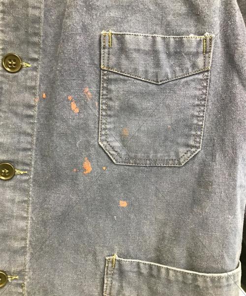 Le Pigeon Voyageur（ル ピジョン ヴォワイヤジュール）Le Pigeon Voyageur (ル ピジョン ヴォワイヤジュール) ヴィンテージワークジャケット ブルー サイズ:Freeの古着・服飾アイテム