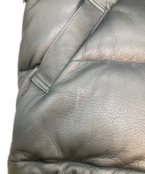 THE REAL McCOY'S（ザ・リアルマッコイズ）THE REAL McCOY'S (ザ・リアルマッコイズ) DEERSKIN DOWN JACKE ブラック サイズ:42の古着・服飾アイテム