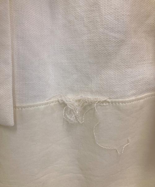 CURRENTAGE（カレンテージ）CURRENTAGE (カレンテージ) リネン混ワンピース ホワイト サイズ:Mの古着・服飾アイテム