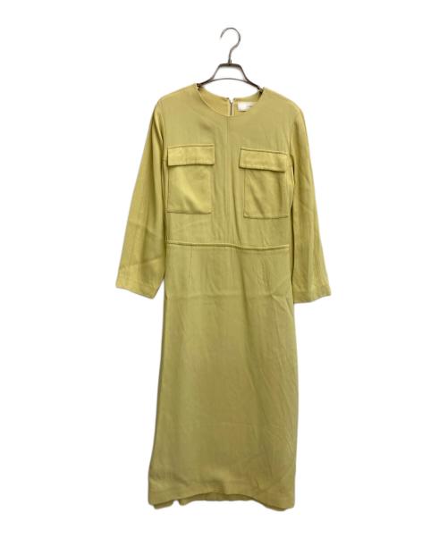 CYCLAS（シクラス）CYCLAS (シクラス) 2WAYレーヨンドレスワンピース イエロー サイズ:38の古着・服飾アイテム