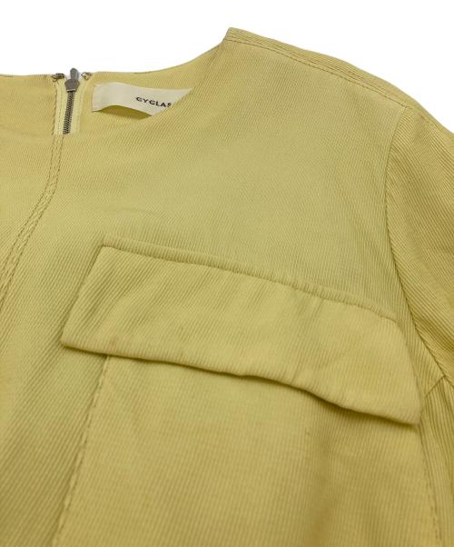 CYCLAS（シクラス）CYCLAS (シクラス) 2WAYレーヨンドレスワンピース イエロー サイズ:38の古着・服飾アイテム