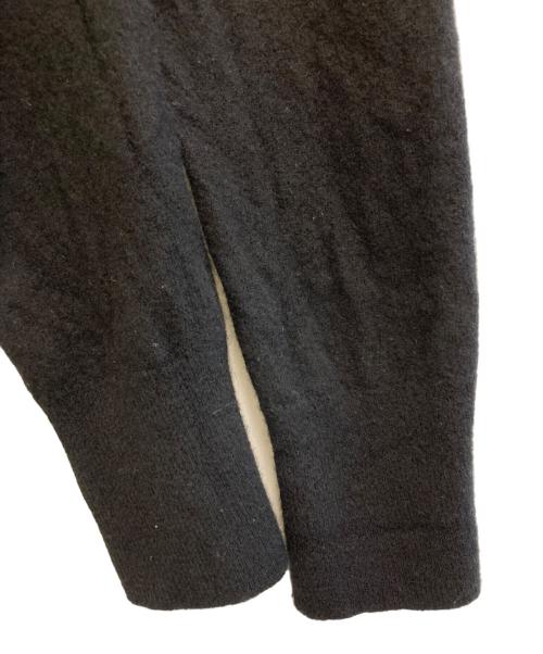 RHODOLIRION（ロドリリオン）RhodolirioN (ロドリリオン) Boiled Wool Knit Cardigan ブラック サイズ:Sの古着・服飾アイテム