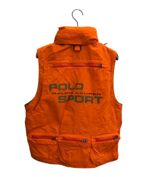 POLO SPORT（ポロスポーツ）POLO SPORT (ポロスポーツ) UTILITY VEST オレンジ サイズ:Sの古着・服飾アイテム