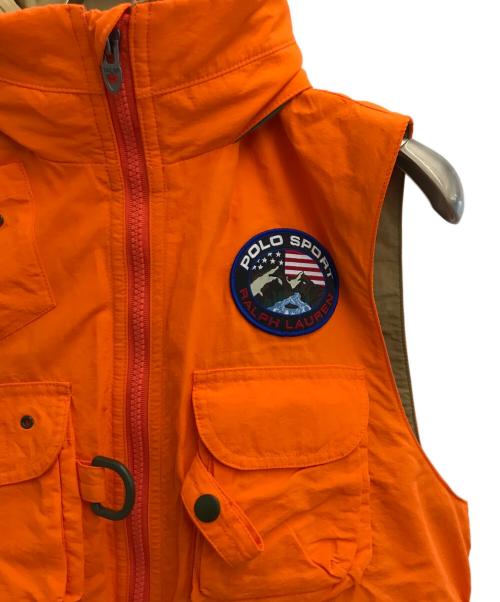 POLO SPORT（ポロスポーツ）POLO SPORT (ポロスポーツ) UTILITY VEST オレンジ サイズ:Sの古着・服飾アイテム