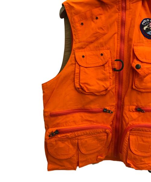 POLO SPORT（ポロスポーツ）POLO SPORT (ポロスポーツ) UTILITY VEST オレンジ サイズ:Sの古着・服飾アイテム