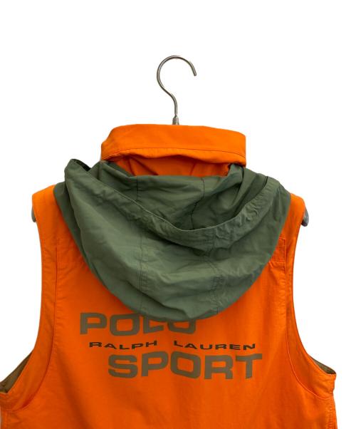 POLO SPORT（ポロスポーツ）POLO SPORT (ポロスポーツ) UTILITY VEST オレンジ サイズ:Sの古着・服飾アイテム