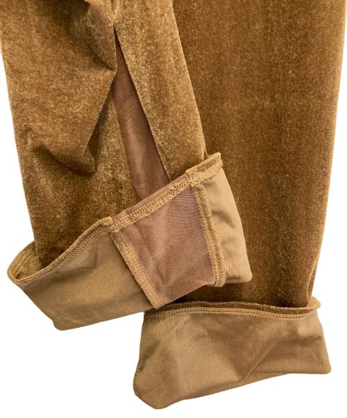 Ameri（アメリ）AMERI (アメリ) UND SIDE SHEER VELOUR BODYSUIT TOP ブラウン サイズ:Mの古着・服飾アイテム