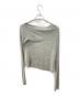 AMERI（アメリ）の古着「WOOL ONE SHOULDER CUT TOP」｜グレー