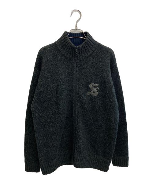 stussy（ステューシー）stussy (ステューシー) ドライバーズニット グレー サイズ:SIZE Mの古着・服飾アイテム
