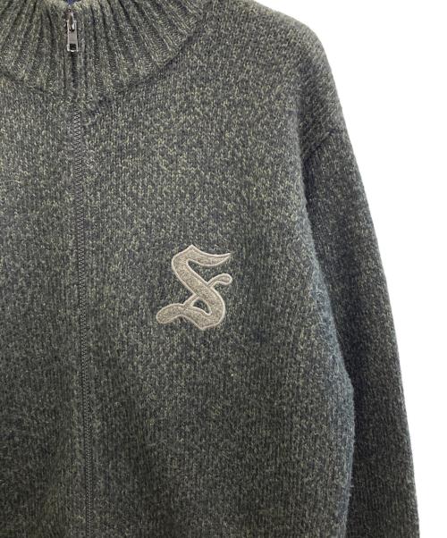 stussy（ステューシー）stussy (ステューシー) ドライバーズニット グレー サイズ:SIZE Mの古着・服飾アイテム