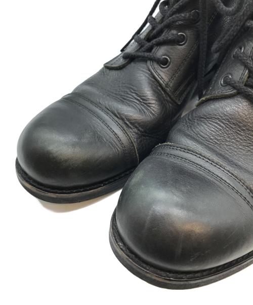 Yohji Yamamoto pour homme（ヨウジヤマモト プールオム）Yohji Yamamoto pour homme (ヨウジヤマモト プールオム) レースアップブーツ ブラック サイズ:3の古着・服飾アイテム