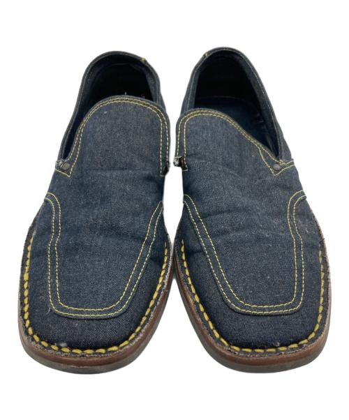 MIU MIU（ミュウミュウ）MIU MIU (ミュウミュウ) デニムスリッポン インディゴ サイズ:5 1/2の古着・服飾アイテム