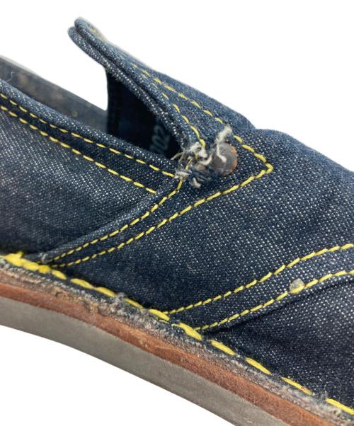 MIU MIU（ミュウミュウ）MIU MIU (ミュウミュウ) デニムスリッポン インディゴ サイズ:5 1/2の古着・服飾アイテム