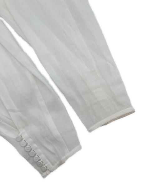 DEPAREILLE（デパリエ）DEPAREILLE (デパリエ) ギャザーブラウス ホワイト サイズ:38の古着・服飾アイテム