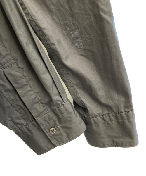 Graphpaper（グラフペーパー）Graphpaper (グラフペーパー) Broad L/S Oversized Regular Collar Shirt チャコールグレー サイズ:1の古着・服飾アイテム