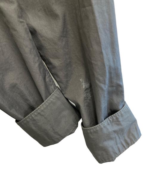Graphpaper（グラフペーパー）Graphpaper (グラフペーパー) Broad L/S Oversized Regular Collar Shirt チャコールグレー サイズ:1の古着・服飾アイテム