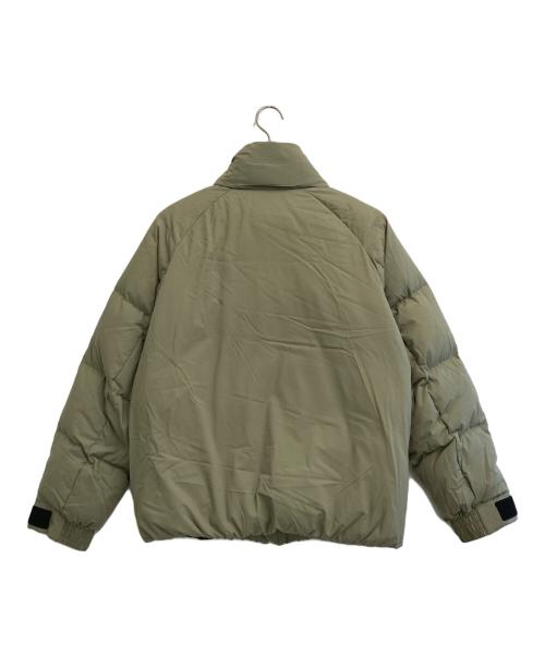 Adam et Rope（アダム エ ロペ）Adam et Rope (アダム エ ロペ) ALLIED Silentcoating ショートダウン オリーブ サイズ:Mの古着・服飾アイテム