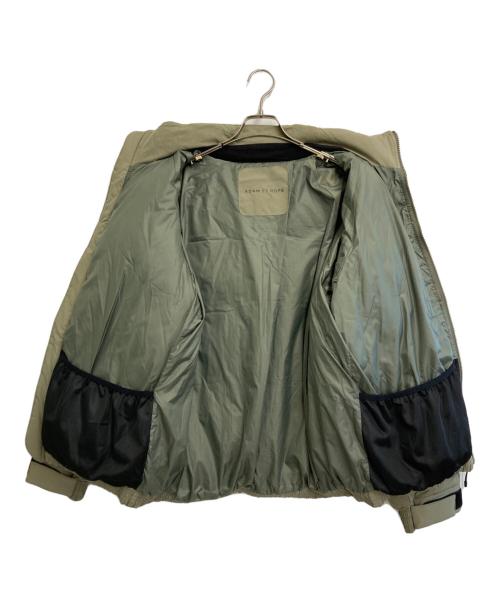 Adam et Rope（アダム エ ロペ）Adam et Rope (アダム エ ロペ) ALLIED Silentcoating ショートダウン オリーブ サイズ:Mの古着・服飾アイテム