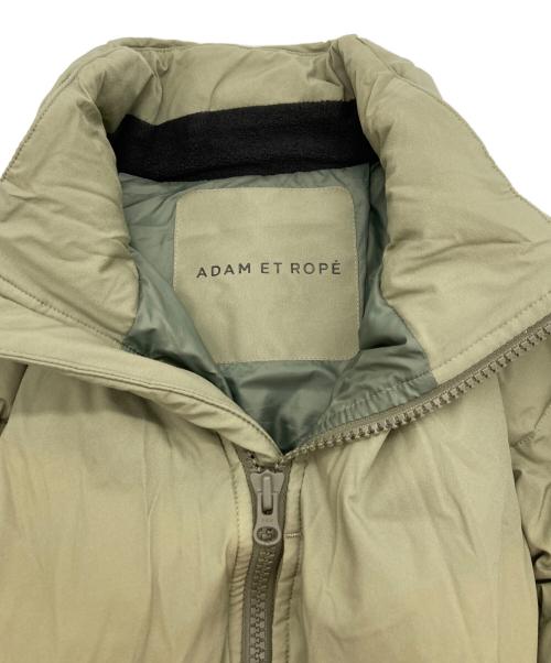 Adam et Rope（アダム エ ロペ）Adam et Rope (アダム エ ロペ) ALLIED Silentcoating ショートダウン オリーブ サイズ:Mの古着・服飾アイテム