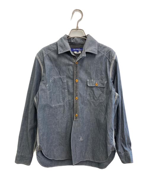 COMME des GARCONS JUNYA WATANABE MAN（コム デ ギャルソン ジュンヤ ワタナベ マン）COMME des GARCONS JUNYA WATANABE MAN (コム デ ギャルソン ジュンヤ ワタナベ マン) 刺繍シャツ グレー サイズ:Sの古着・服飾アイテム