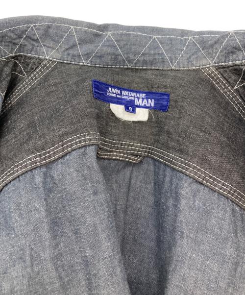 COMME des GARCONS JUNYA WATANABE MAN（コム デ ギャルソン ジュンヤ ワタナベ マン）COMME des GARCONS JUNYA WATANABE MAN (コム デ ギャルソン ジュンヤ ワタナベ マン) 刺繍シャツ グレー サイズ:Sの古着・服飾アイテム