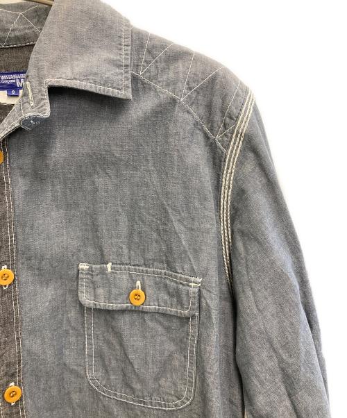 COMME des GARCONS JUNYA WATANABE MAN（コム デ ギャルソン ジュンヤ ワタナベ マン）COMME des GARCONS JUNYA WATANABE MAN (コム デ ギャルソン ジュンヤ ワタナベ マン) 刺繍シャツ グレー サイズ:Sの古着・服飾アイテム