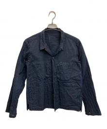 CLAMP（クランプ）の古着「ナイロンシャツ」｜ネイビー