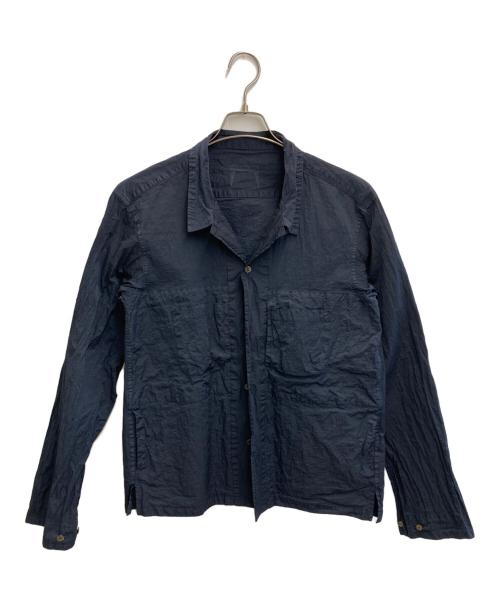 CLAMP（クランプ）CLAMP (クランプ) ナイロンシャツ ネイビー サイズ:ＦＲＥＥの古着・服飾アイテム
