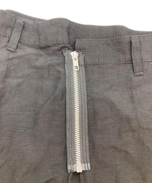 tricot COMME des GARCONS（トリココムデギャルソン）tricot COMME des GARCONS (トリココムデギャルソン) ラップ風 再構築 レーヨンリネン混スカート ブラック サイズ:Sの古着・服飾アイテム