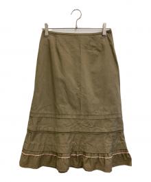 tricot COMME des GARCONS（トリココムデギャルソン）の古着「スカート」｜オリーブ