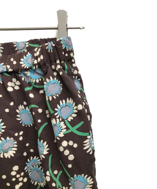 JUNYA WATANABE COMME des GARCONS（(ジュンヤワタナベ コムデギャルソン）JUNYA WATANABE COMME des GARCONS ((ジュンヤワタナベ コムデギャルソン) 総柄フリンジパンツ ブラウン サイズ:XSの古着・服飾アイテム