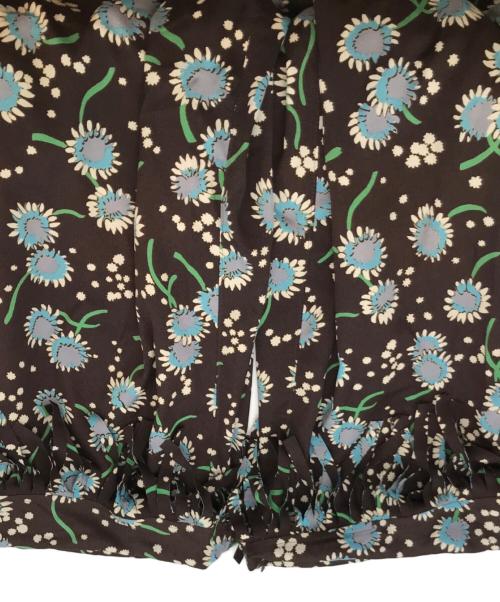 JUNYA WATANABE COMME des GARCONS（(ジュンヤワタナベ コムデギャルソン）JUNYA WATANABE COMME des GARCONS ((ジュンヤワタナベ コムデギャルソン) 総柄フリンジパンツ ブラウン サイズ:XSの古着・服飾アイテム