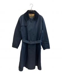 Barbour（バブアー）の古着「２レイヤードトレンチコート」｜ネイビー