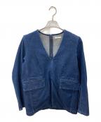 CLANEクラネ）の古着「ジャックプルオーバーデニムトップス」｜インディゴ