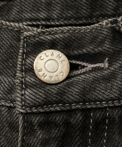 CLANE（クラネ）CLANE (クラネ) SECRET DENIM PANTS BLACK ブラック サイズ:SIZE1の古着・服飾アイテム