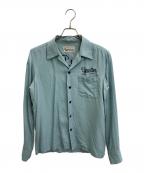 WACKO MARIAワコマリア）の古着「開襟シャツ」｜スカイブルー