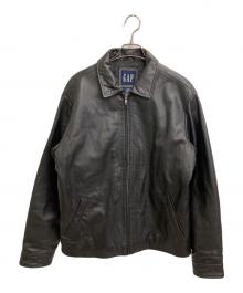 GAP（ギャップ）の古着「レザージャケット」｜ブラック